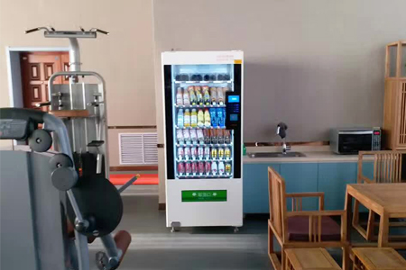 健身房飲料零食機案例